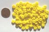 100 3x7mm Opaque Yellow Spacer Flowers